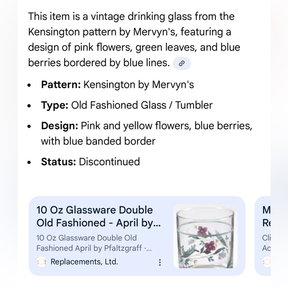 4 Vintage Kensington Double Old Fashion Glasses. 1980s. 10oz - Picture 11 of 11